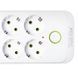 Мережевий фільтр-подовжувач SMART 6 розеток 5 USB 5 метрів, білий HP-5-25 фото 4