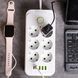 Мережевий фільтр-подовжувач SMART 6 розеток 5 USB 5 метрів, білий HP-5-25 фото 1