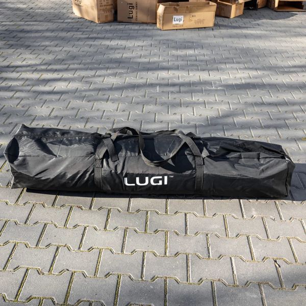Палатка-куб для зимней рыбалки трехслойная 210*210*210 см, серый LU-BD18G фото