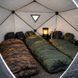 Палатка-куб для зимней рыбалки трехслойная 210*210*210 см, серый LU-BD18G фото 2