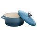 Кастрюля чугунная эмалированная 2,5 л, синий HP-1-14-BLUE фото 11