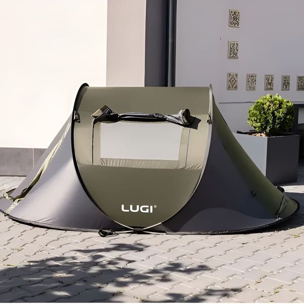 Намет Pop-Up двомісний 245*145*100 см з автоматичним каркасом, зелений LU-030GR фото