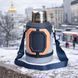 Термос походный Vacuum Cup 1,5 л с флип крышкой и складными ручками, темно-синий HP-14-21BL фото 1