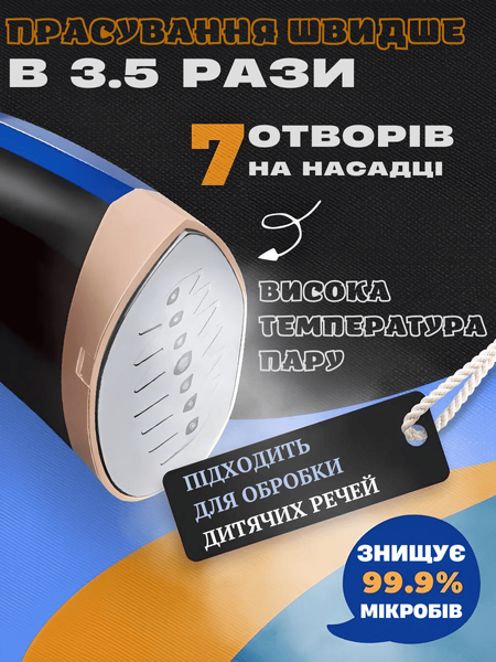 Ручний відпарювач SOKANY SK-3080 1200 Вт, Темно - синій SK-3080 фото