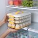 Контейнер для хранения и заморозки продуктов трехъярусный 32*21*16,5 см, оранжевый HP50657 фото 5